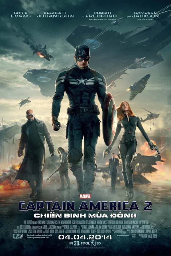Poster phim Captain America: Chiến Binh Mùa Đông trên Phim Mới