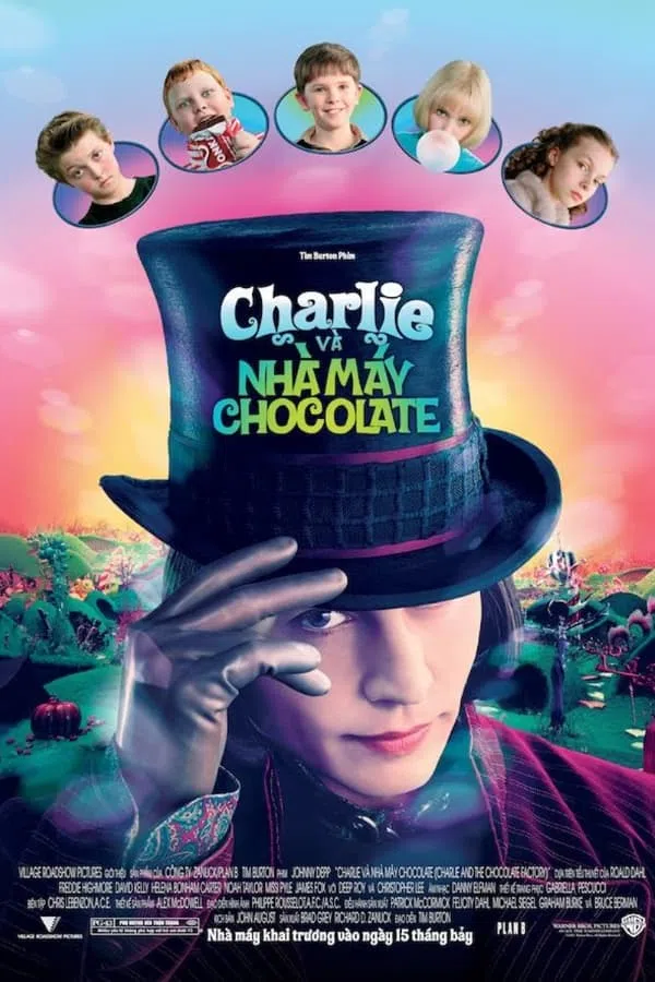 Poster phim Charlie và Nhà Máy Sôcôla trên Phim Mới