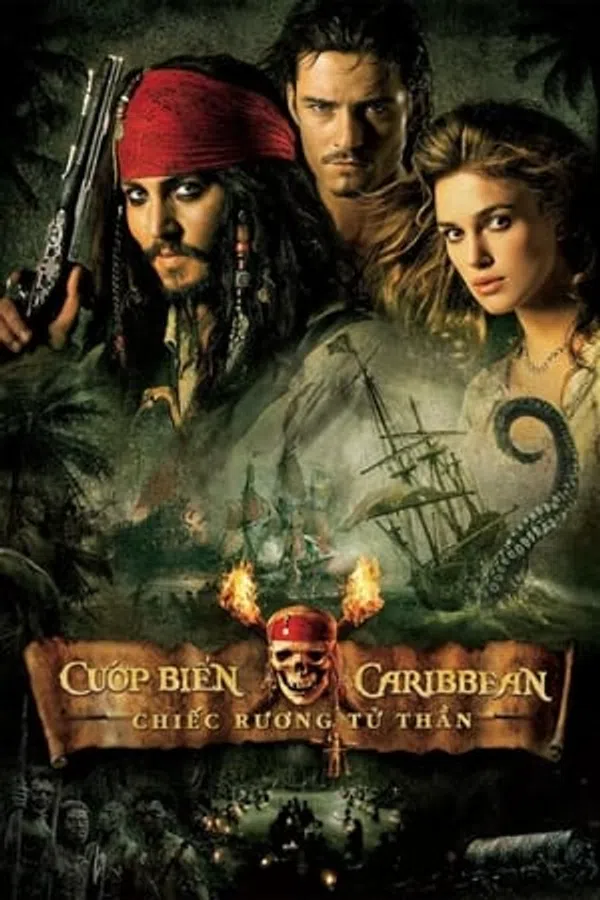 Poster phim Cướp Biển Vùng Caribbean 2: Chiếc Rương Tử Thần trên Phim Mới