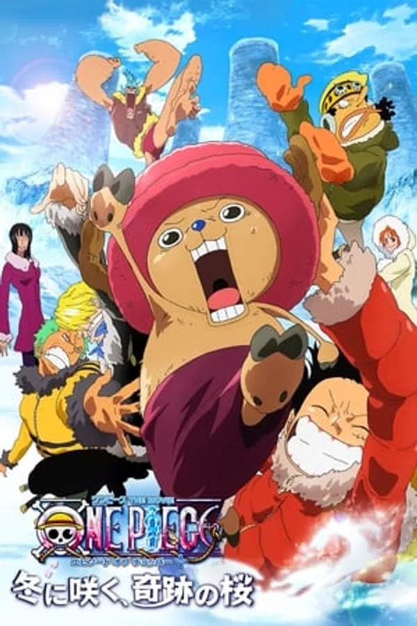 Poster phim Đảo Hải Tặc 9: Nở Vào Mùa Đông, Hoa Sakura Diệu Kỳ trên Phim Mới