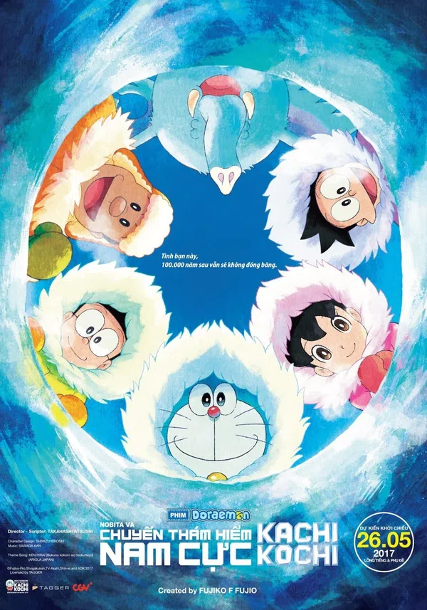 Poster phim Doraemon: Nobita và Chuyến Thám Hiểm Nam Cực Kachi Kochi trên Phim Mới