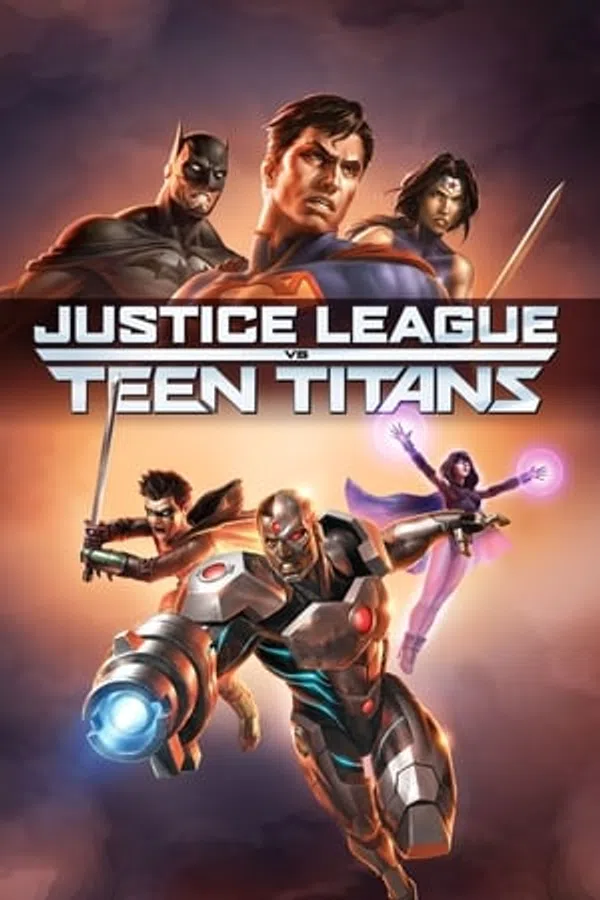 Poster phim Liên Minh Công Lý Đụng Độ Nhóm Teen Titans trên Phim Mới