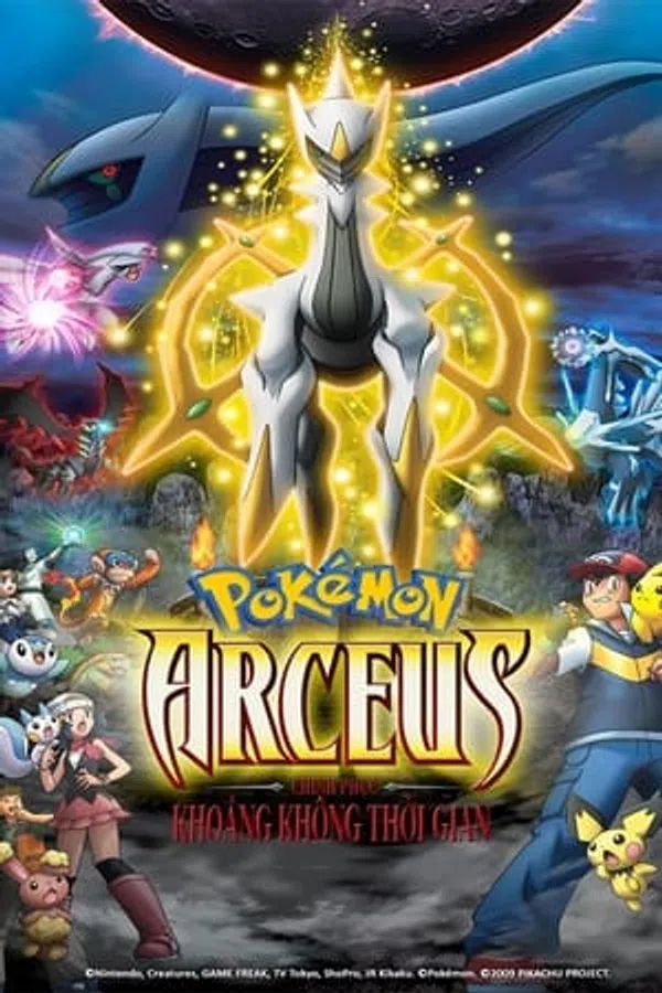 Poster phim Pokémon: Arceus Chinh Phục Khoảng Không Thời Gian trên Phim Mới