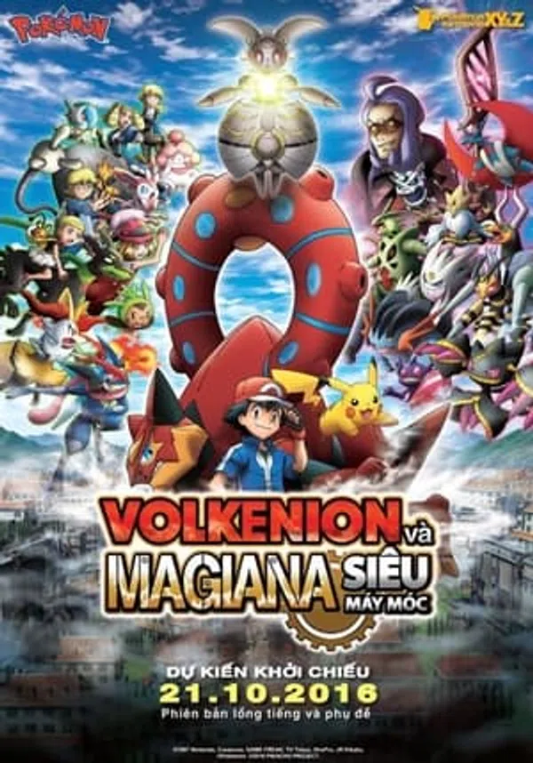 Poster phim Pokemon Movie 19: Volkenion Và Magiana Siêu Máy Móc trên Phim Mới