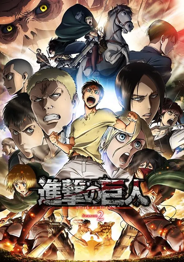 Poster phim Shingeki no Kyojin Season 2 trên Phim Mới