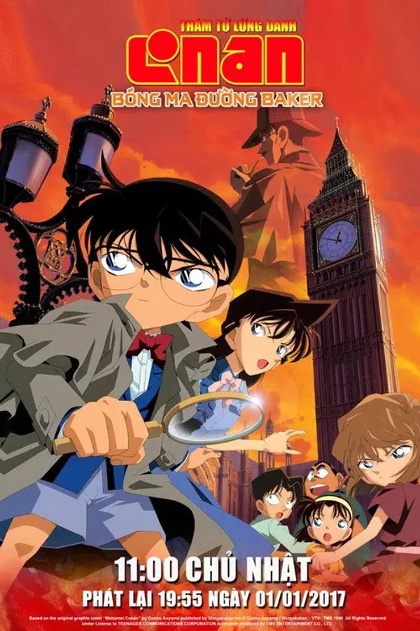 Poster phim Thám Tử Lừng Danh Conan: Bóng Ma Đường Baker trên Phim Mới